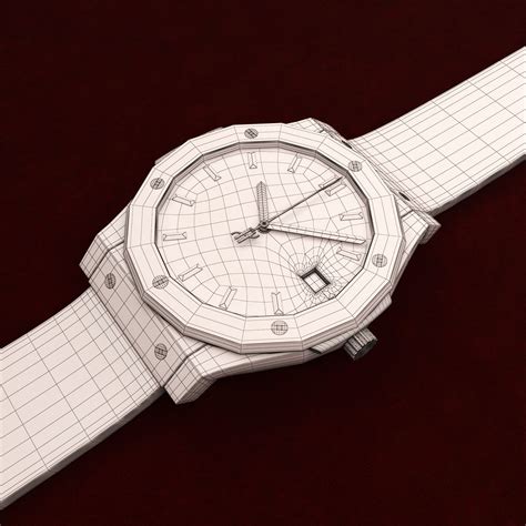 3d model hublot|Hublot Watch Simple Free low.